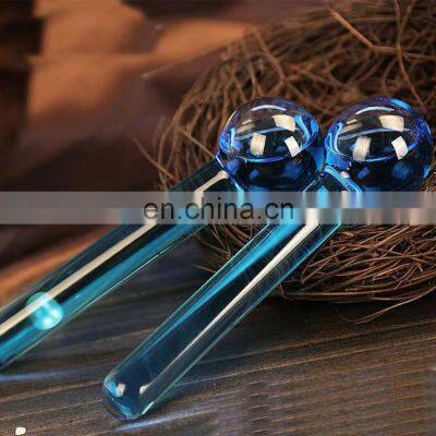 Beauty Care Rose Gold Glitters Facial Ice Globes Magic Safe In Freezer Massage Hot Cold Gel Ice Globes For Face photo-2