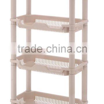 Plastic bathroom storage rack & shelving