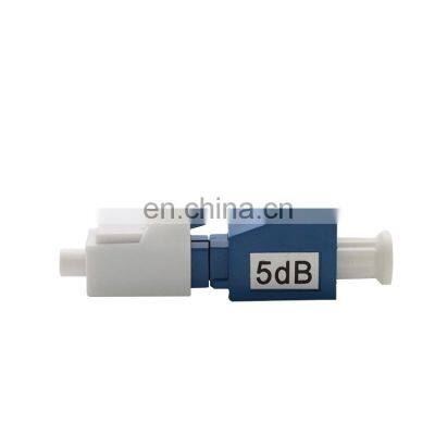 High Quality Fixed Fiber Optical Attenuator Male to Female LC UPC Attenuator