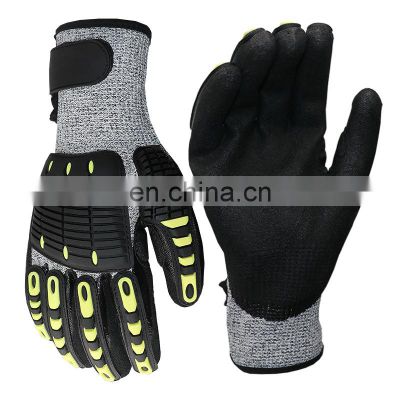 Free Samples OEM PPE Manufacturers/Work Gloves Cut Resistant Gloves Level 5 Protection/High Impact Glove Construction