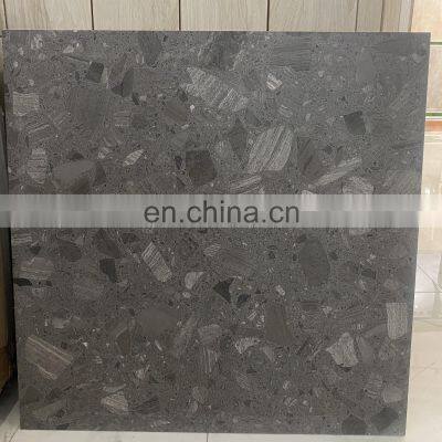 R11 Rustic Non Slip Floor Tiles 600x600mm Gray Porcelain Matte Finished Gres Ceramic Tiles photo-5