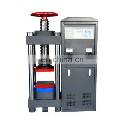 2000KN digital pressure tester concrete pressure test machine concrete cube compression pressure machine hot sale