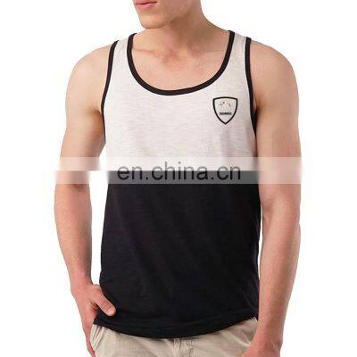 Simple Solid Color Men Tank Top Casual Men Cotton Tank Top Breathable Men Tank Top