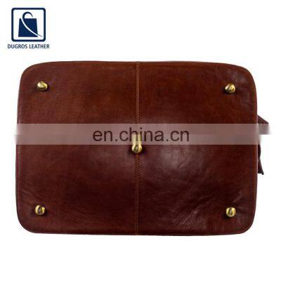 Wholesale Price Excellent Quality Genuine Leather Duffel Travel Bag Exporter