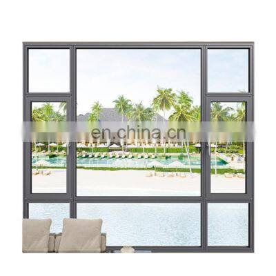 JYD Best Colors High Quality Commercial Swing Double Glazed Casement Aluminium Windows With Price List