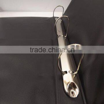 PU Leather A5 Embossed Printing D Shape 3 Ring Binder With Name Card Quality Choice photo-4