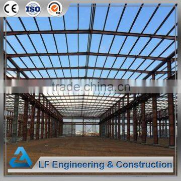 Long span steel frame structure warehouse building for sale