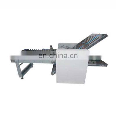 High quality automatic paper feeding automatic separation file paper folder tabloid folding machine