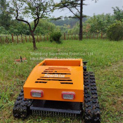 remote control mower with tracks, China remote control brush cutter price, grass trimmer for sale