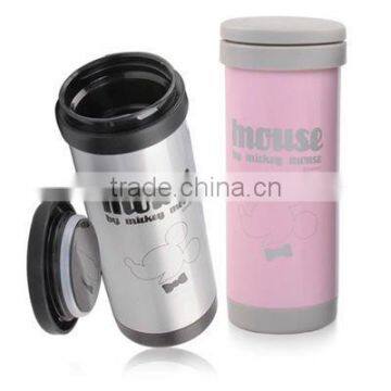 Stainless steel vacuum thermos mug with color painting BL-8047