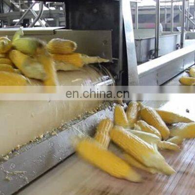 Industrial Sweet Corn Processing Line Include Threshing Blanching Washing Dewatering Air Drying Machine photo-4