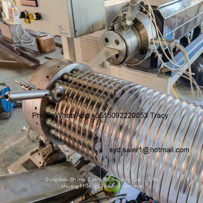 Steel Wire Reinforced TPU Thermoplastic Polyurethane Air Duct Tube Hose Pipe Production Line photo-4