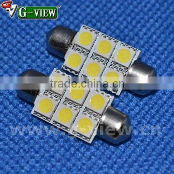auto led festoon f- 39mm 6smd 5050 , led car light 12v , c5w auto led lamp
