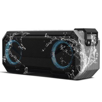 Bluetooth Speaker X8 Wireless Portable Outdoor LED Light IPX7 Waterproof 3000MAh Battery Subwoofer Support TF Card / AUX