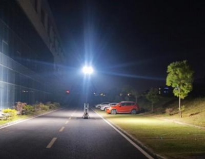 YZ0.6-3.3CA Mobile Portable 3x200w Light Tower With Generator and Pneumatic Mast for Outdoor Work Sites photo-2