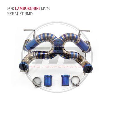 HMD Titanium Alloy Exhaust Catback is Suitable for Lamborghini Aventador LP700-4/LP740/SVJ Muffler Valved Exact Fit For Cars WhatsApp+86 18946955156 photo-5
