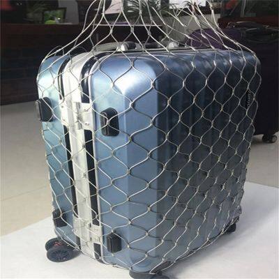 SS316 Anti Drop Safety Net For Light Stainless Steel Wire Rope Mesh Bag