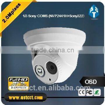 Video Output Sony CMOS Sensor Full HD 1080P Dome Camera Arry Led 2.0MP AHD Color IR Dome Camera CCTV China Suppliers