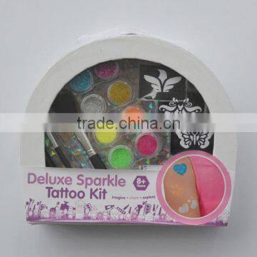 glitter tattoo kit, High Quality glitter for tattoo kit decoration, Colored glitter tattoo kit