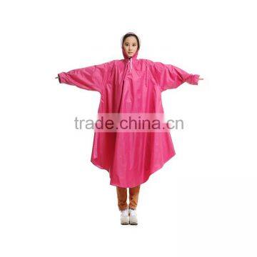 Fashion Rayon Lining Twill Long Motorcycle Poncho Raincoat photo-2