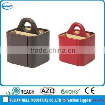 High quality square cosmetic bag with handle