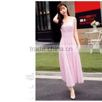 2016 Fashion Summer Beach Maxi Chiffon Dress
