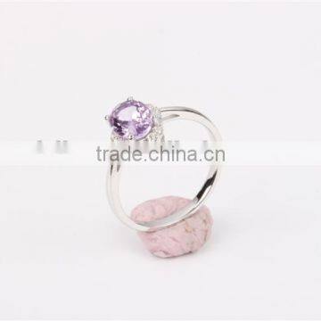Sartificial Stone Designs Sterling Ring Panyu Factory Process Jewelry photo-5