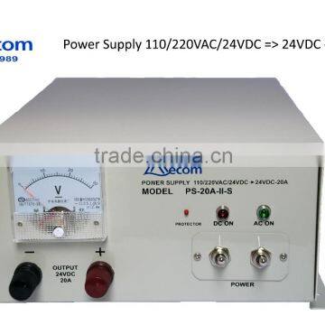 Single Power Supply for Cargo Ship Input 110/220VAC/24VDC, Output 20A - PS-20A