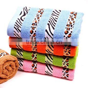 factory cotton thick hand towel face towel for 5 star in jacquard