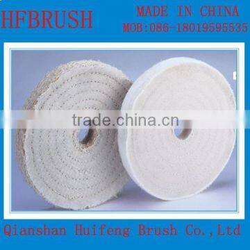 100% cotton buffing wheel in stitched