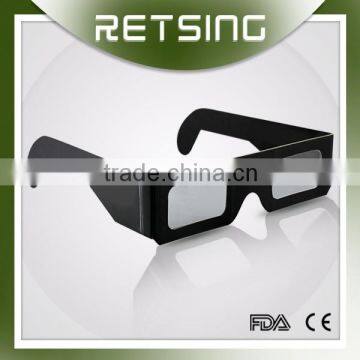 Linear Polarized 3d Paper Glasses for Home and Cinema