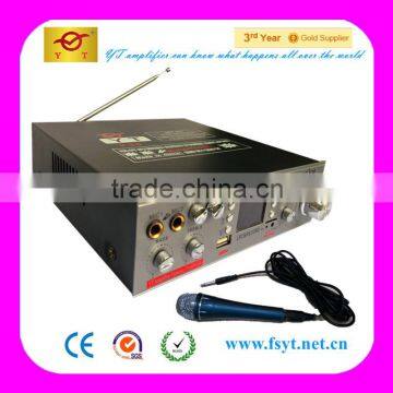 Multimedia stereo equalizer amplifier YT-K36 with USB/TF/Karaoke