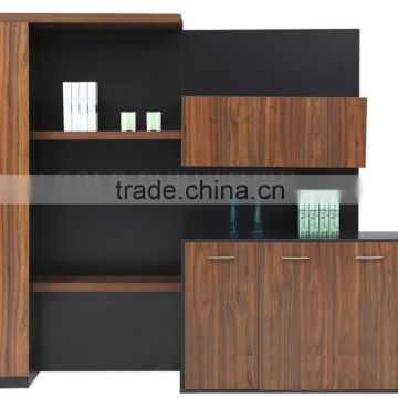 Office bookcase bookstore furniture ,wall wood showcase designs (SZ-FCB315)