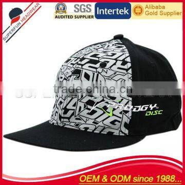 printed material elastic marijuana leaf snapback cap