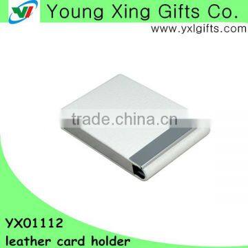 Promotional preferential price PU leather card holder