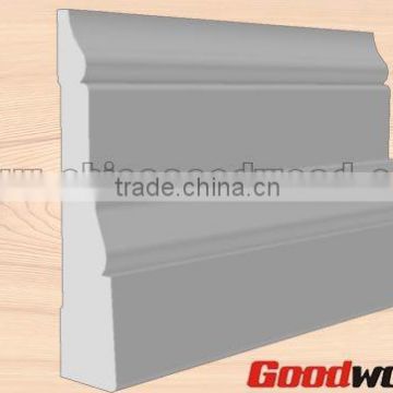 Primer Wood Wall baseboard