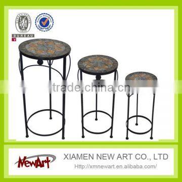 ceramic flower pot stand metal corner plant stand flower stand
