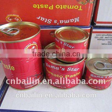 Mama's Star brand Tomato Paste for Ghana