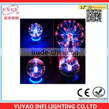 3inch small magic hand touching plasma ball lamp