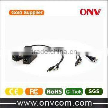 Manufactory product EXC price 10/100Mbps 12v 2a poe splitter for IP camera 802.3at