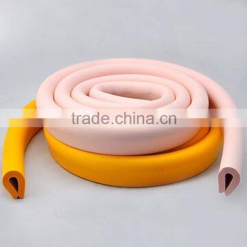 Custom neoprene foam baby equipment rubber strips for desk edge