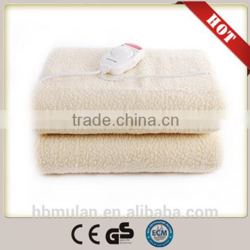 100% Polyester Electric Heated Blanket With wools