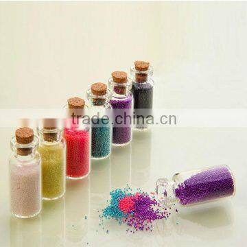 Colourful Nail Art Decoration accessory.Size: 0.6-0.8mm. glass ball caviar beads wholesale