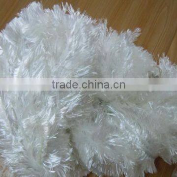 Wool/Acrylic blened feather fancy yarn for knitting scarf