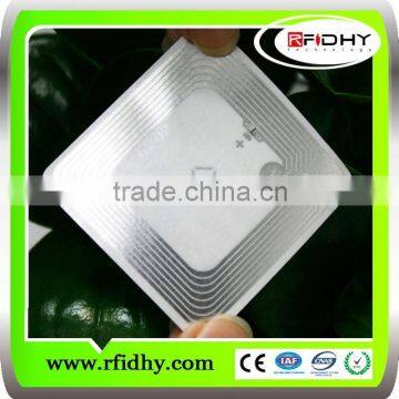 Promotion rfid inlay/rfid wet inlay Ntag216 NFC 13.56MHZ inlay