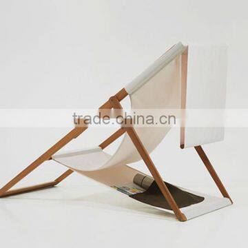 XZ Shape Outdoor Wooden Folding Beach Chair photo-2