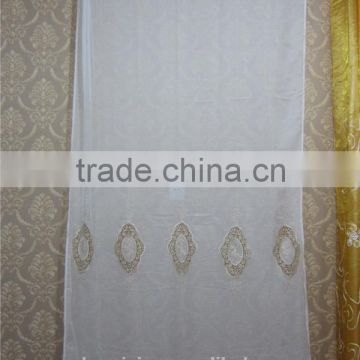 Hot Sale 100% Polyester Laser Cut Bathroom Curtain