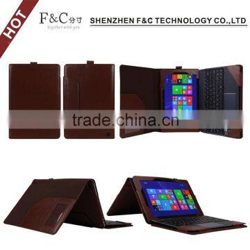 hot selling keyboard pu leather case for asus transformer book t100 chi 10.1'' tablet