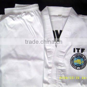 Taekwondo Clothing Taekwondo Suits Taekwondo Garment ITF Taekwondo Wear ITF Taekwondo Uniform V-neck Kimonos photo-2