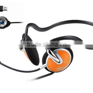 Excellent Sound Quality USB PC Earphone USB-529